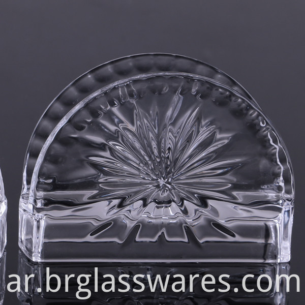 crystal glass napkin holder 2